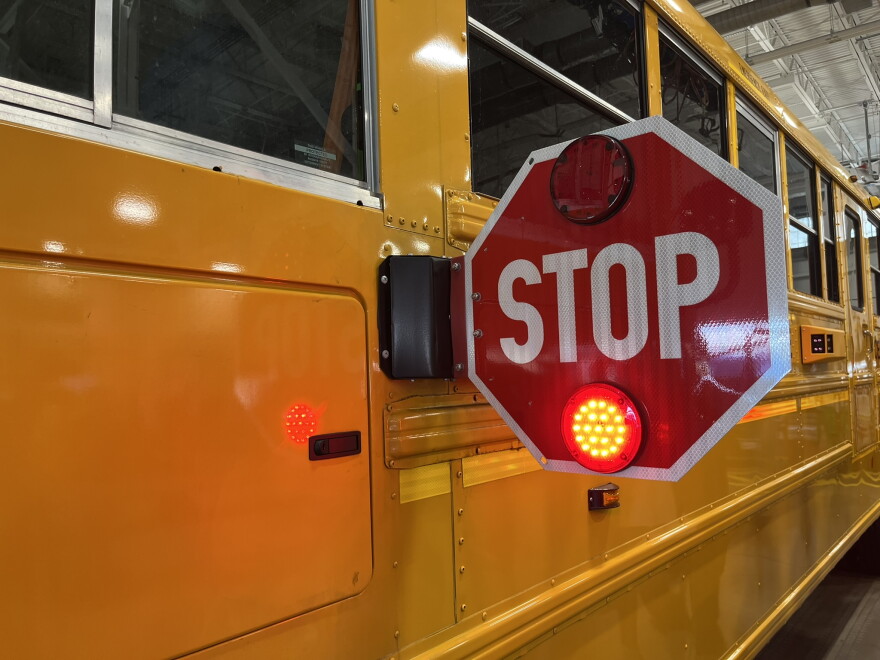 Greece school buses get cameras to catch drivers who pass them
